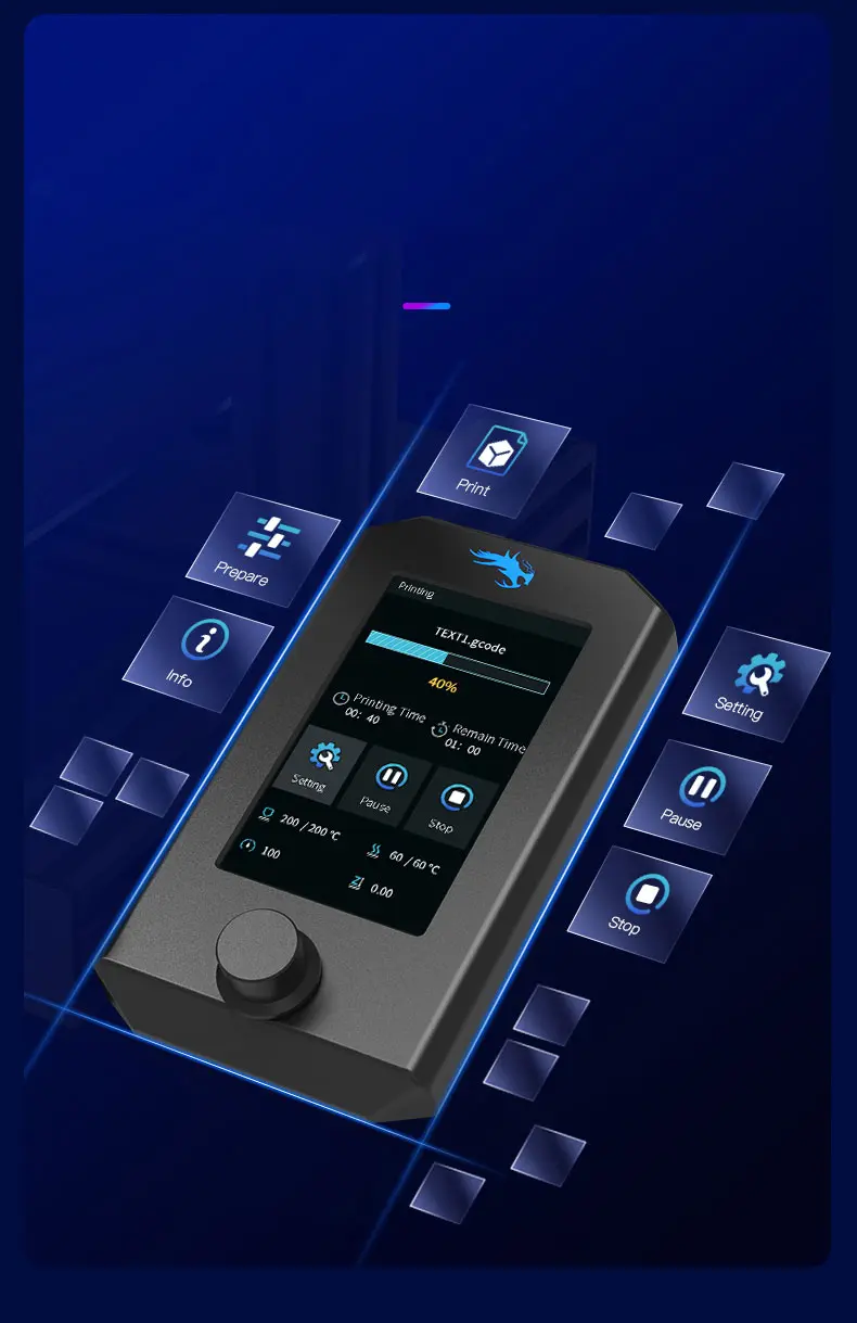 interfaz de usuario ender-3 v2