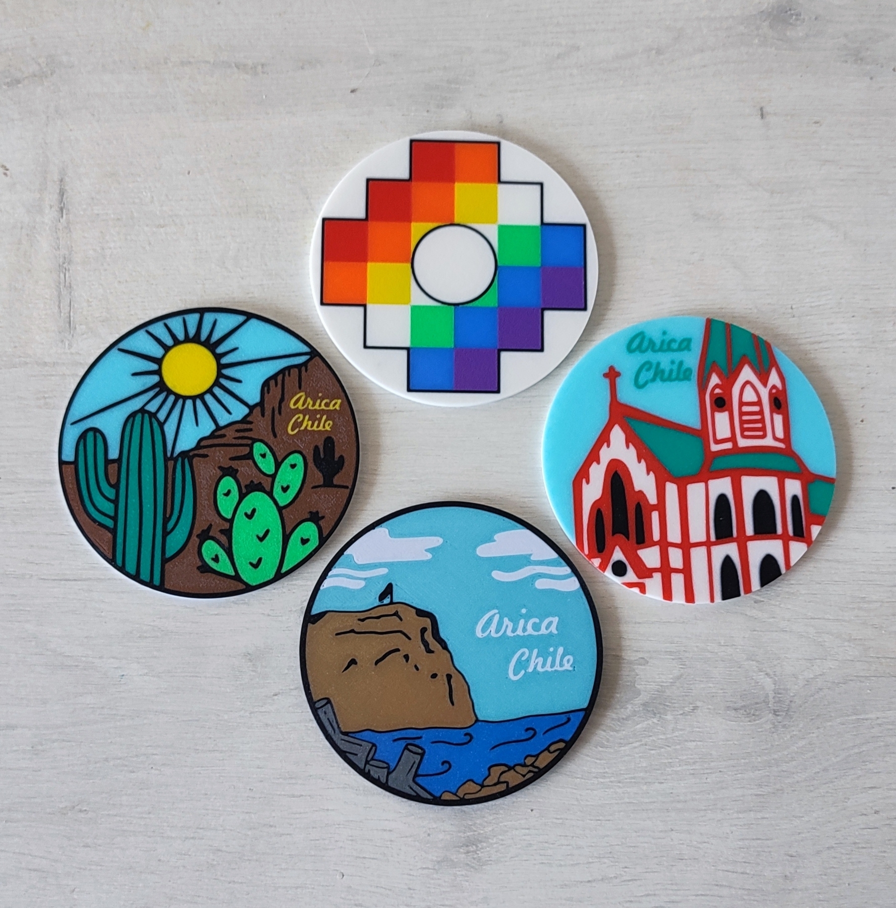 Una gran variedad de nuestros diseños de posavasos 