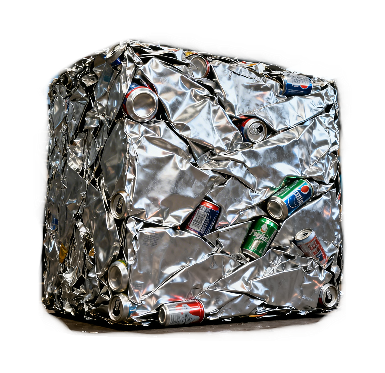 paca de aluminio compactado