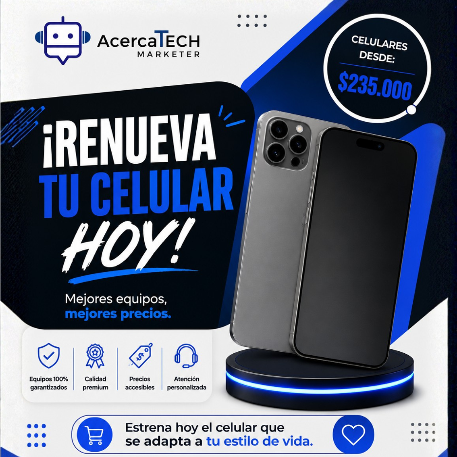¡ES HORA DE RENOVAR TU CELULAR!