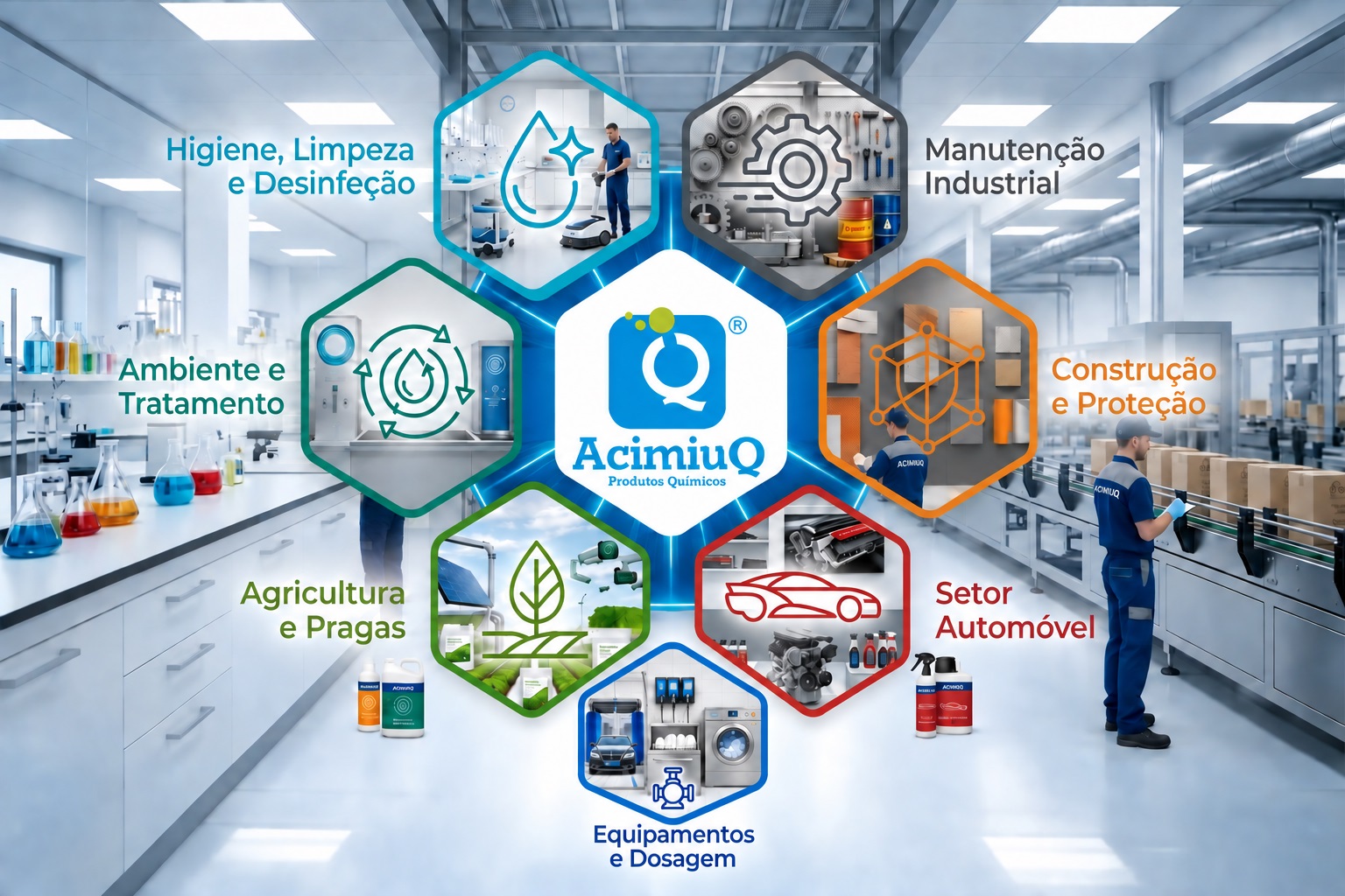 ACIMIUQ - Comércio de produtos químicos