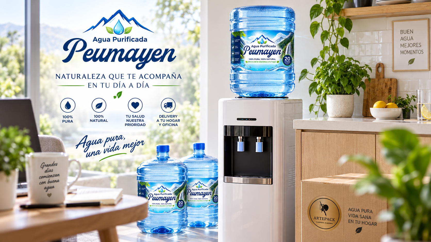 Agua purificada para tu día a día