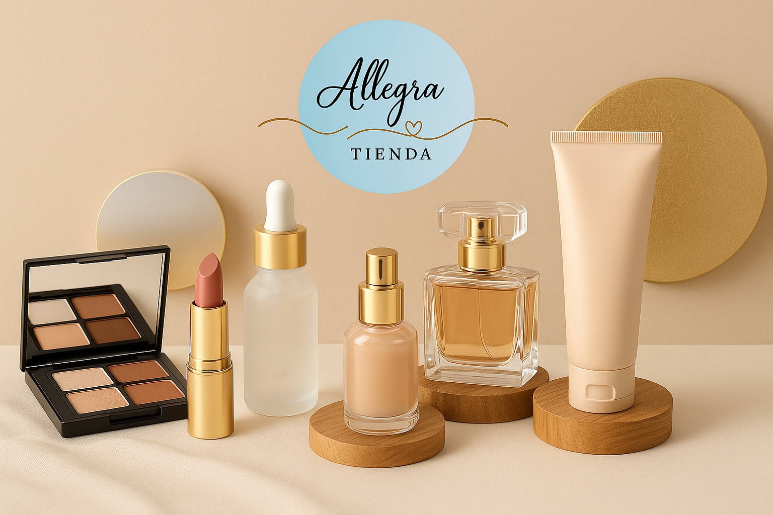 Maquillaje, fragancias y skincare.