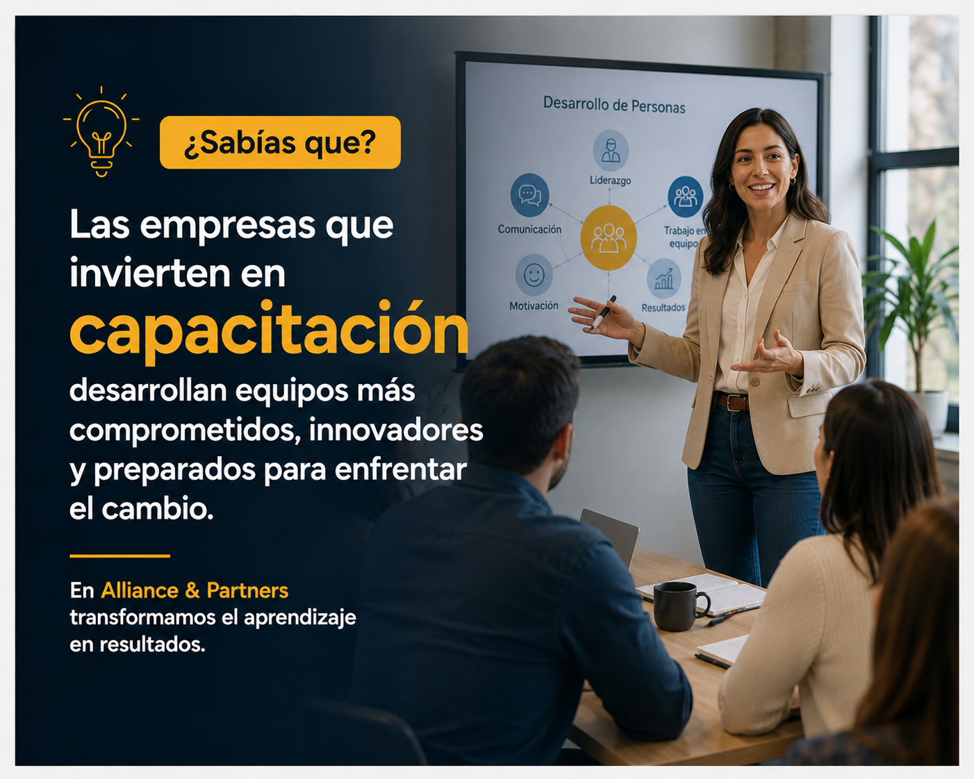 Desarrollamos habilidades que transforman personas, equipos y organizaciones.