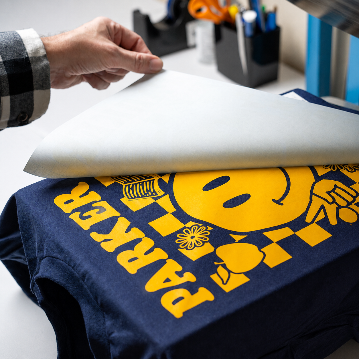 Servicio de estampado textil.