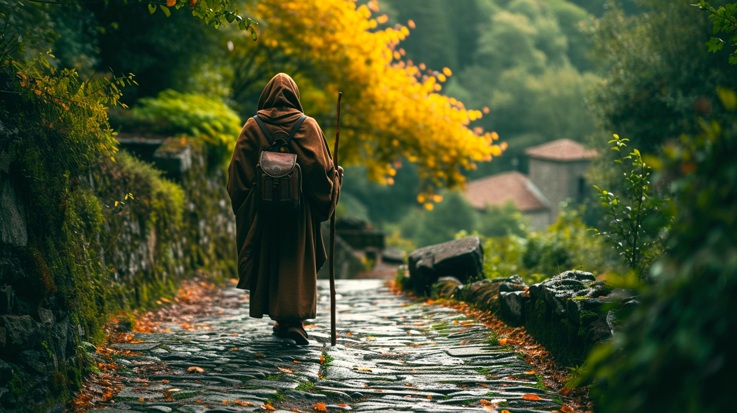 Somos tu cayado, <br>En tu camino <br>Para encontrar a Dios.