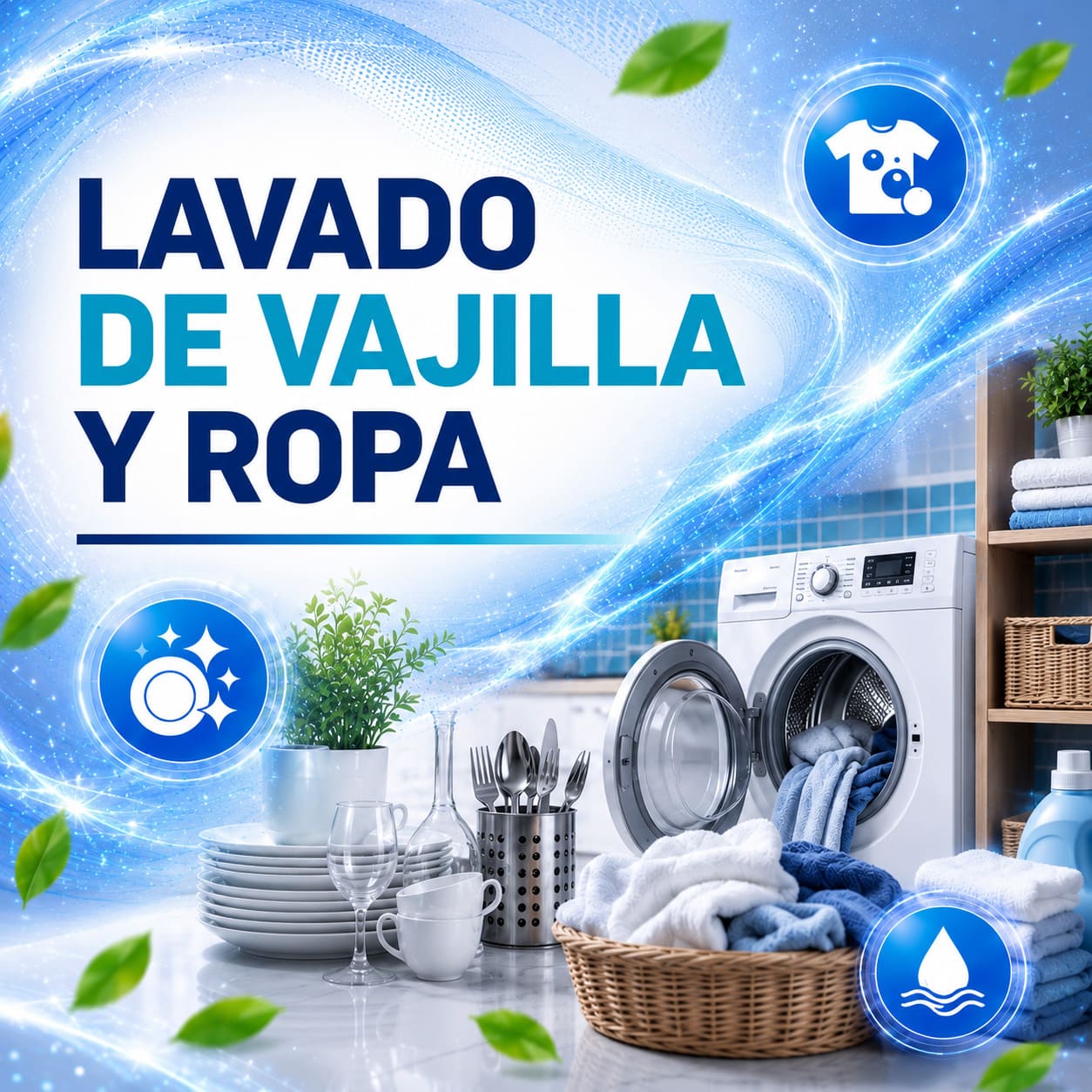 Lavado de Vajilla y Ropa