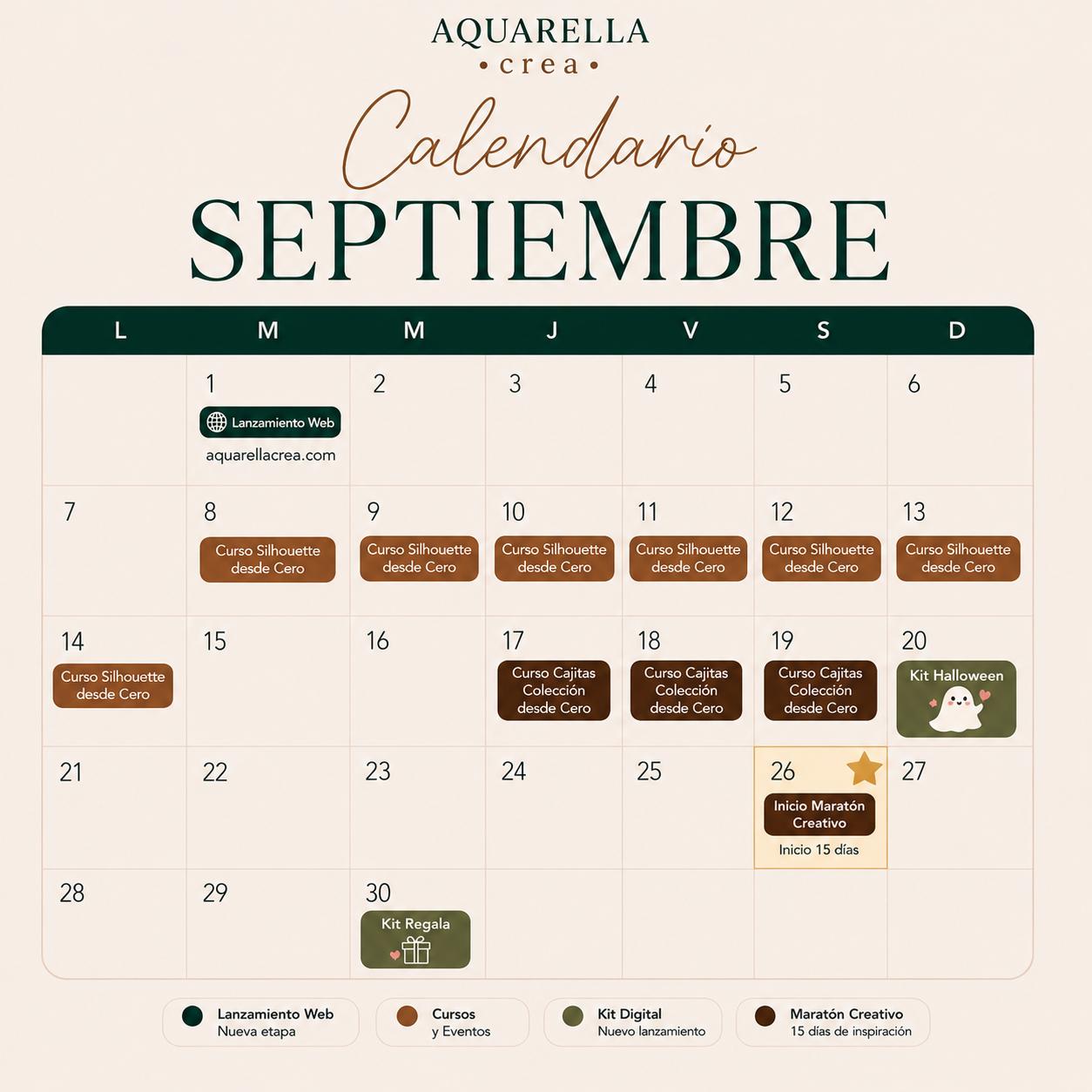 PRÓXIMOS CURSOS Y LANZAMIENTOS