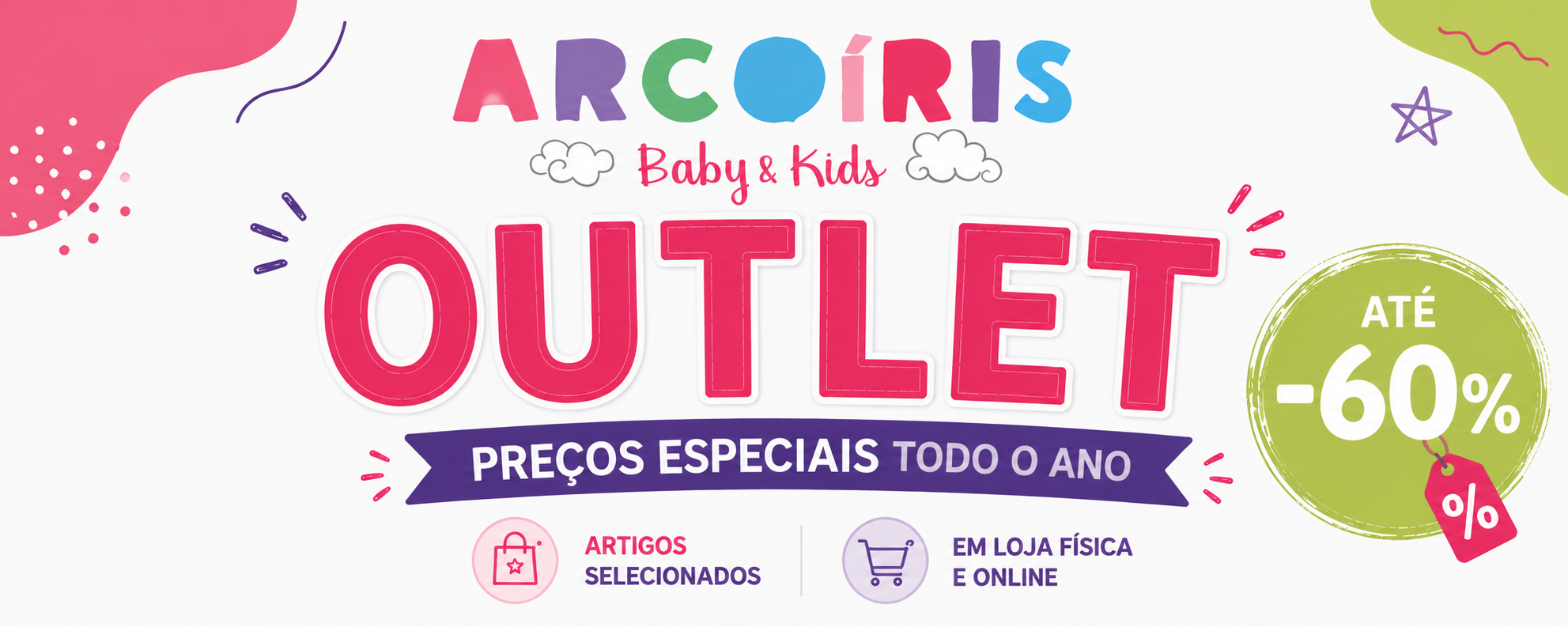 Loja de Bebé e Criança | ArcoÍris Baby & Kids