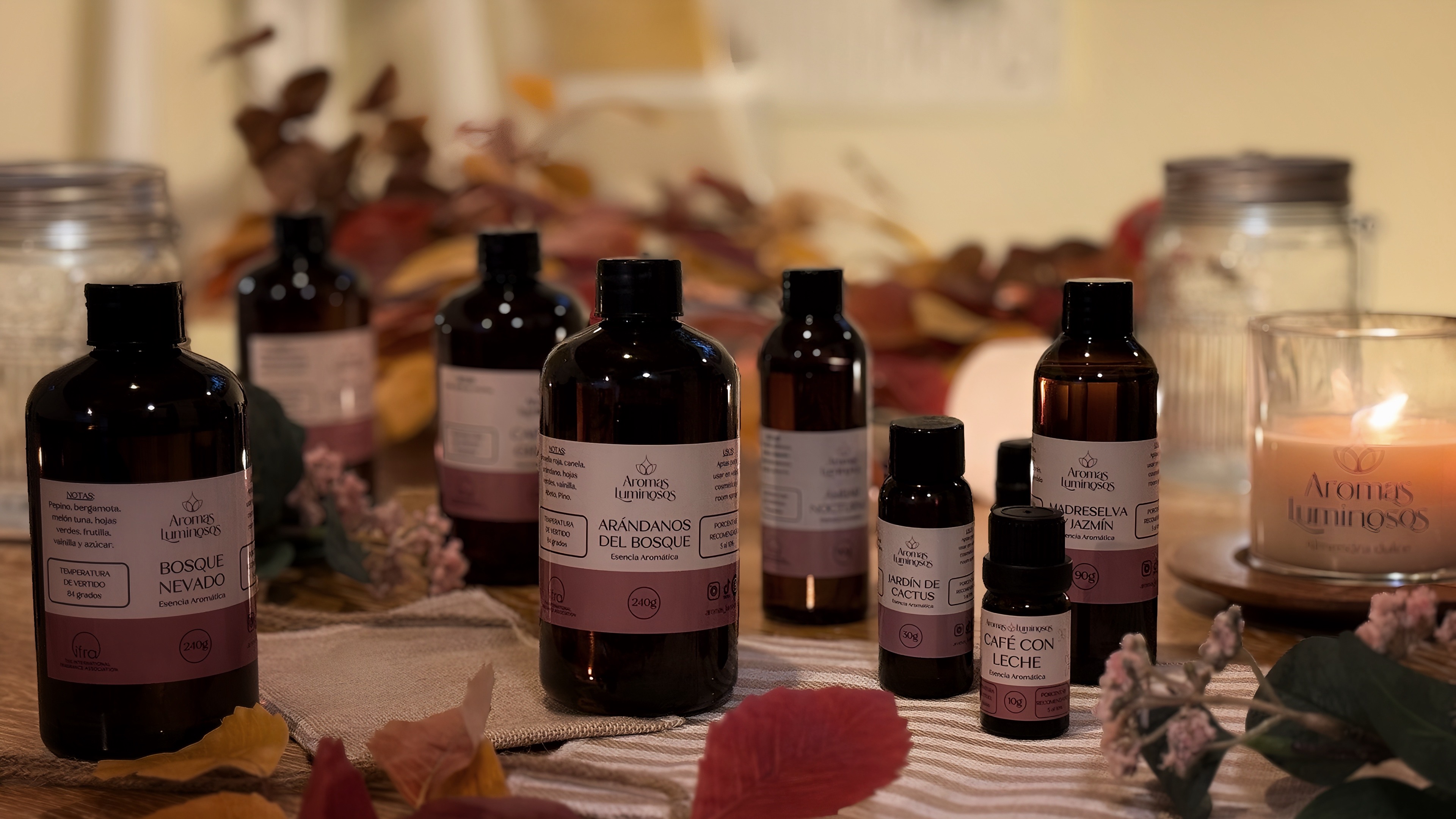 Esencias para velas: que transmiten emociones
