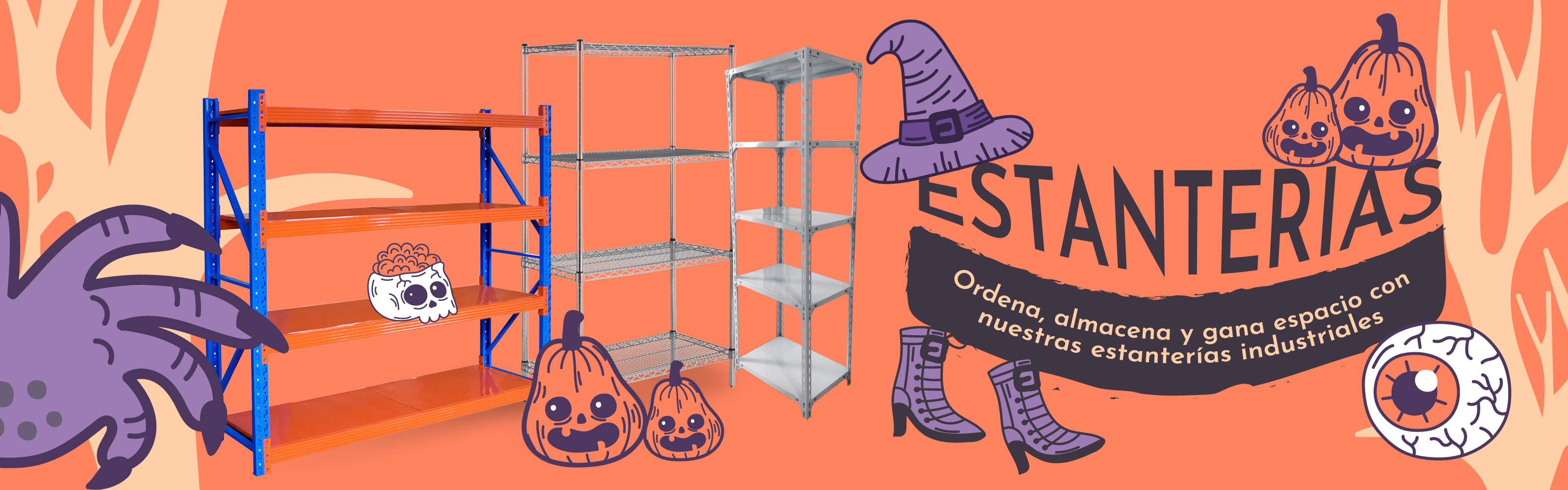 ESTANTERÍA HALLOWEEN
