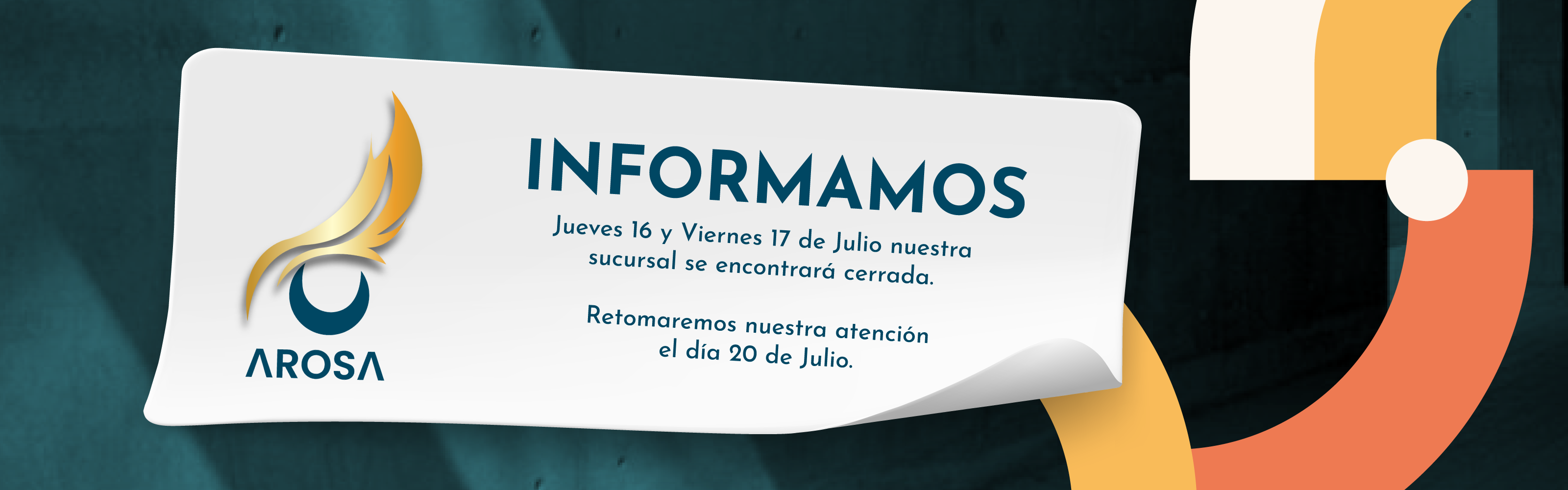 Aviso importante 