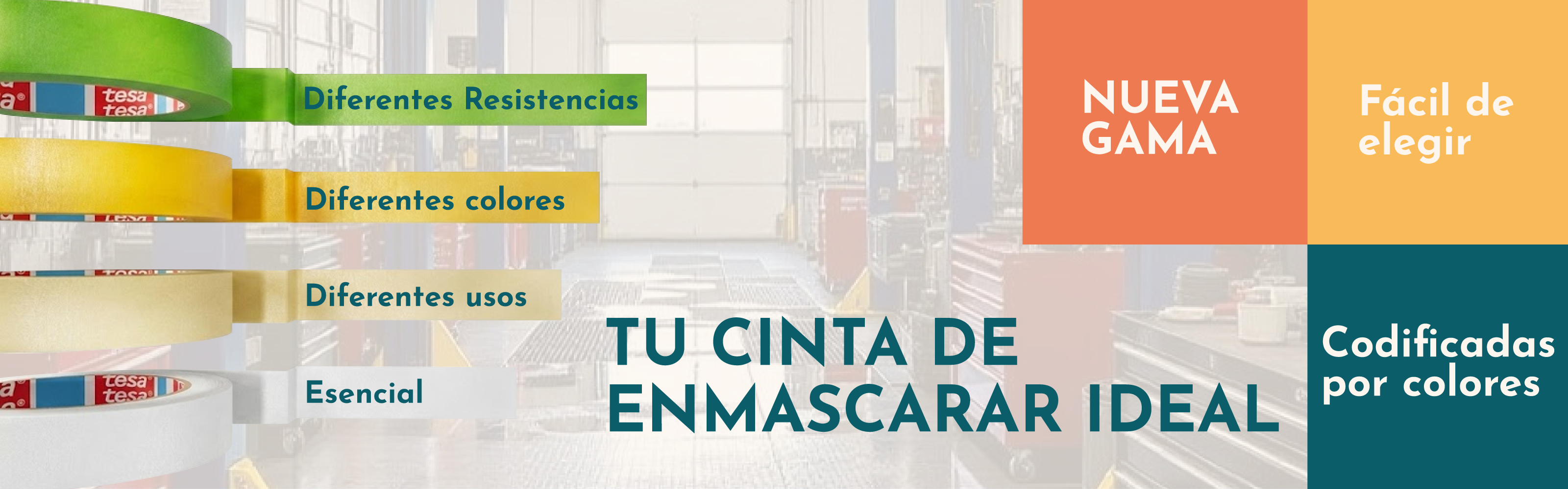 Diferentes Masking tesa 