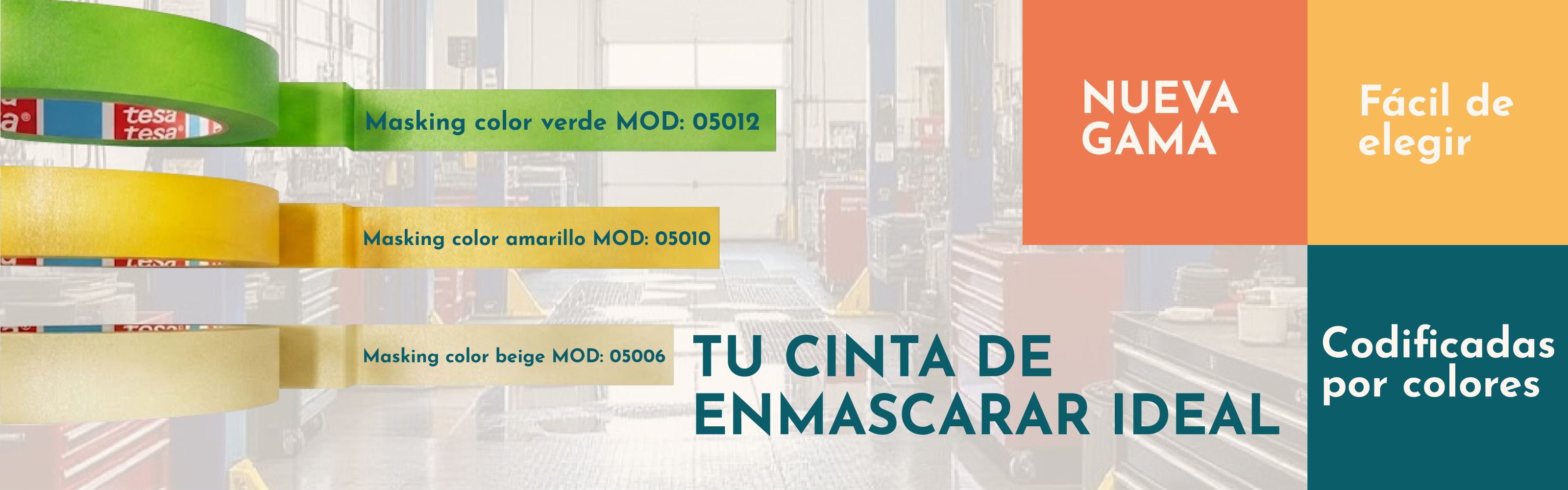 Diferentes Masking tesa 