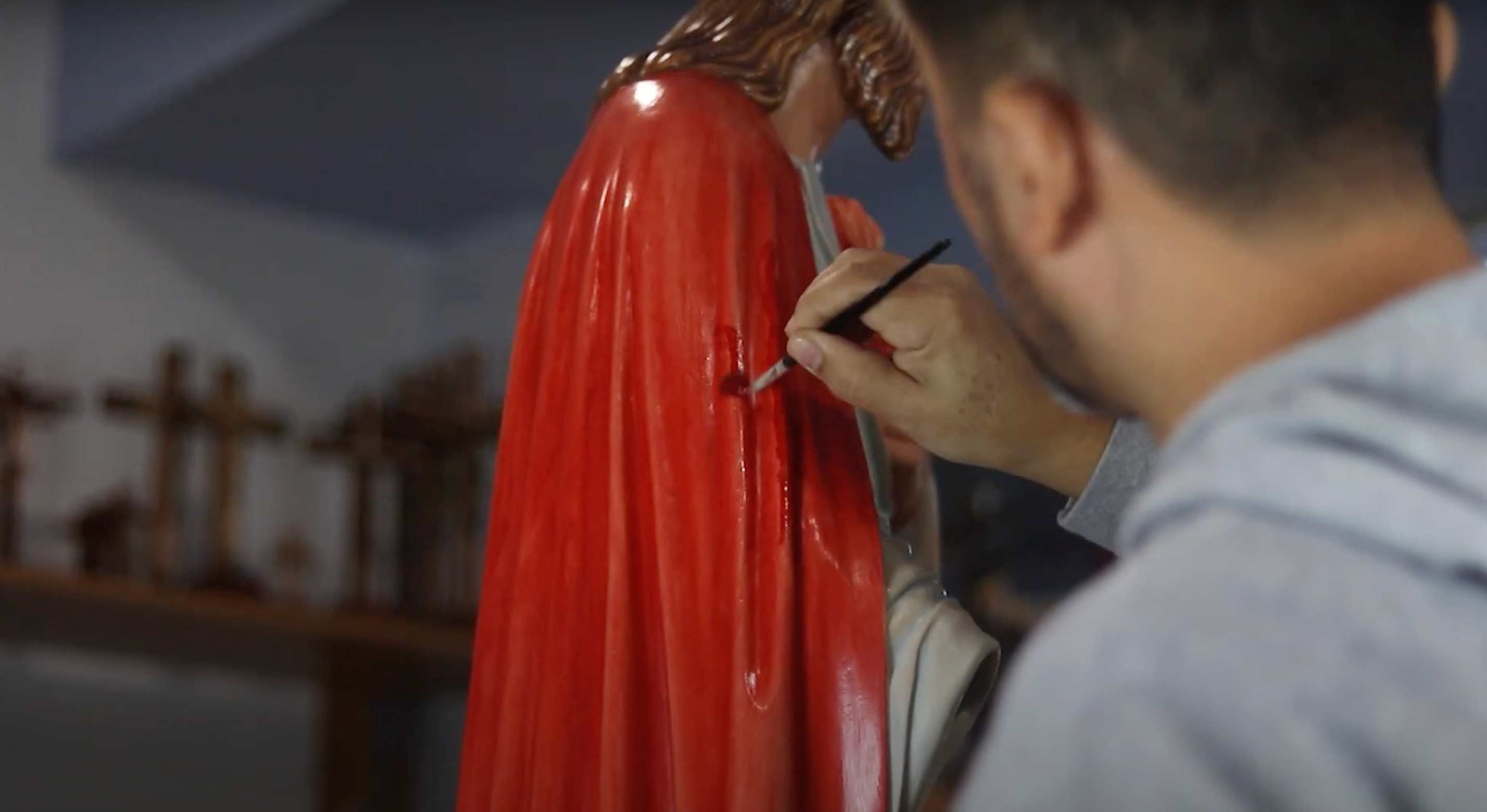 Pintura de estátuas