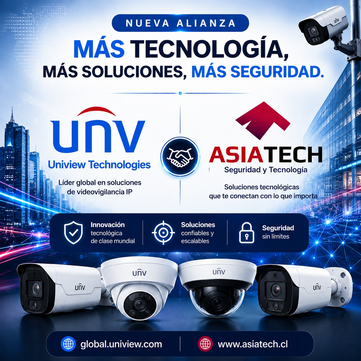 MÁS TECNOLOGÍA, MÁS SEGURIDAD. <div>SIN LÍMITES</div>