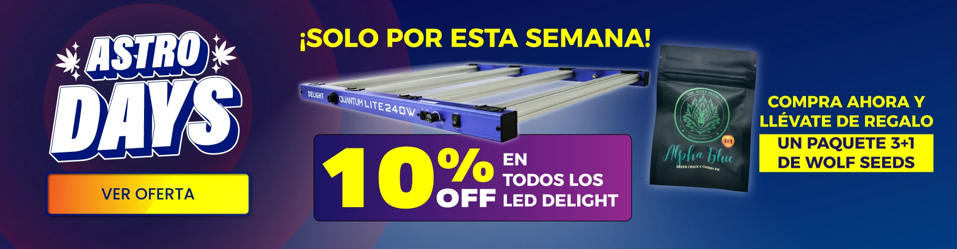 Astro days promocion panel + semilla para regiones