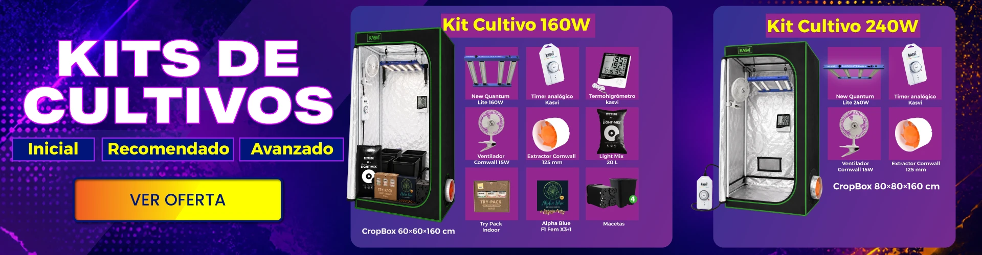 Banner kits de cultivo