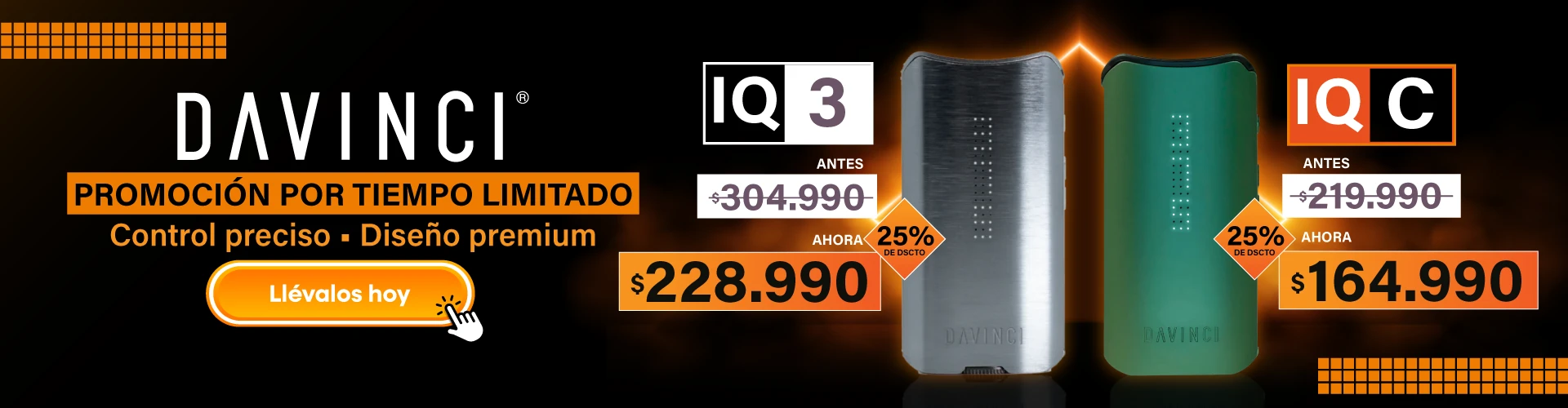 Oferta Davinci iqc e iq3