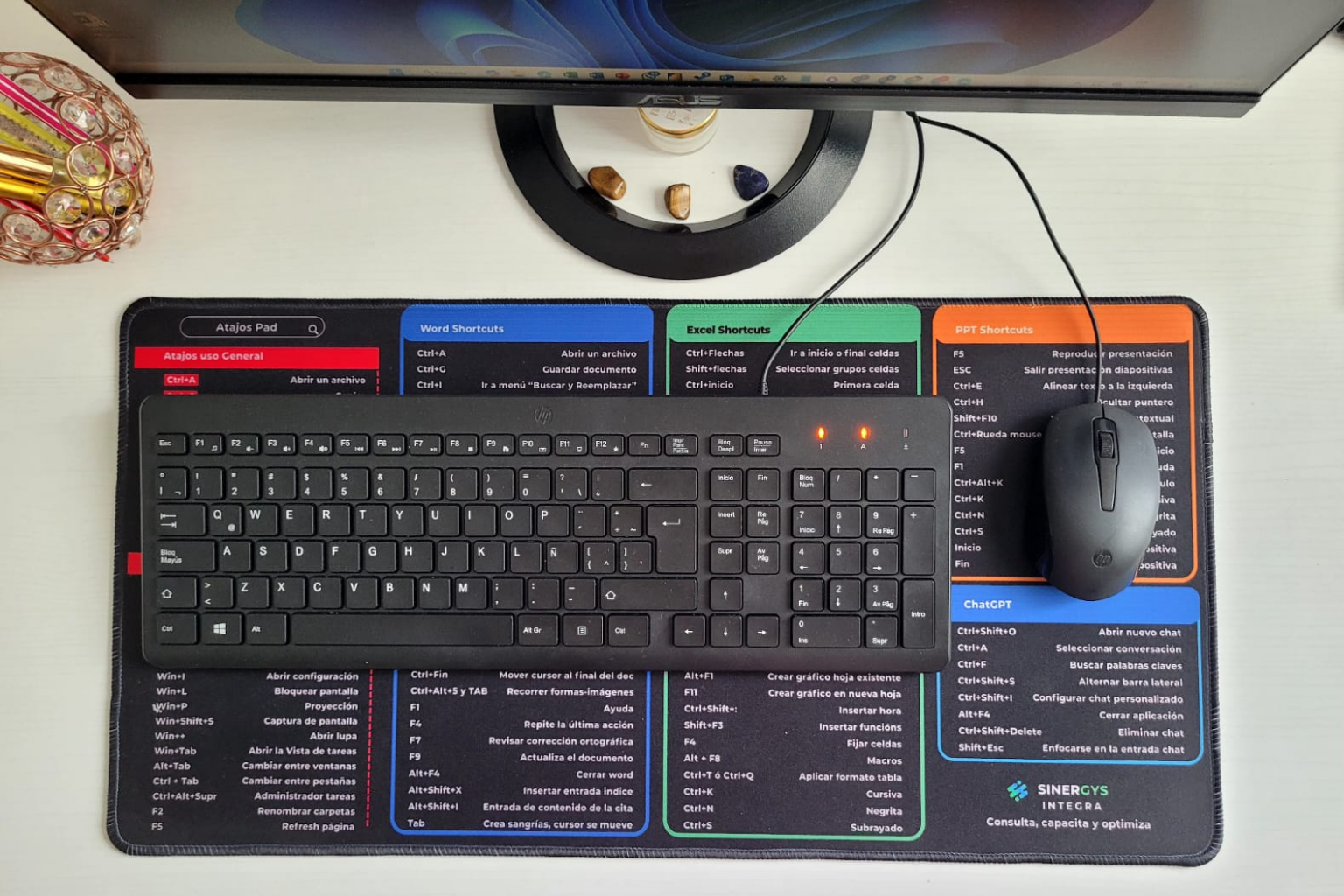 Pad Mouse Atajos 60x30