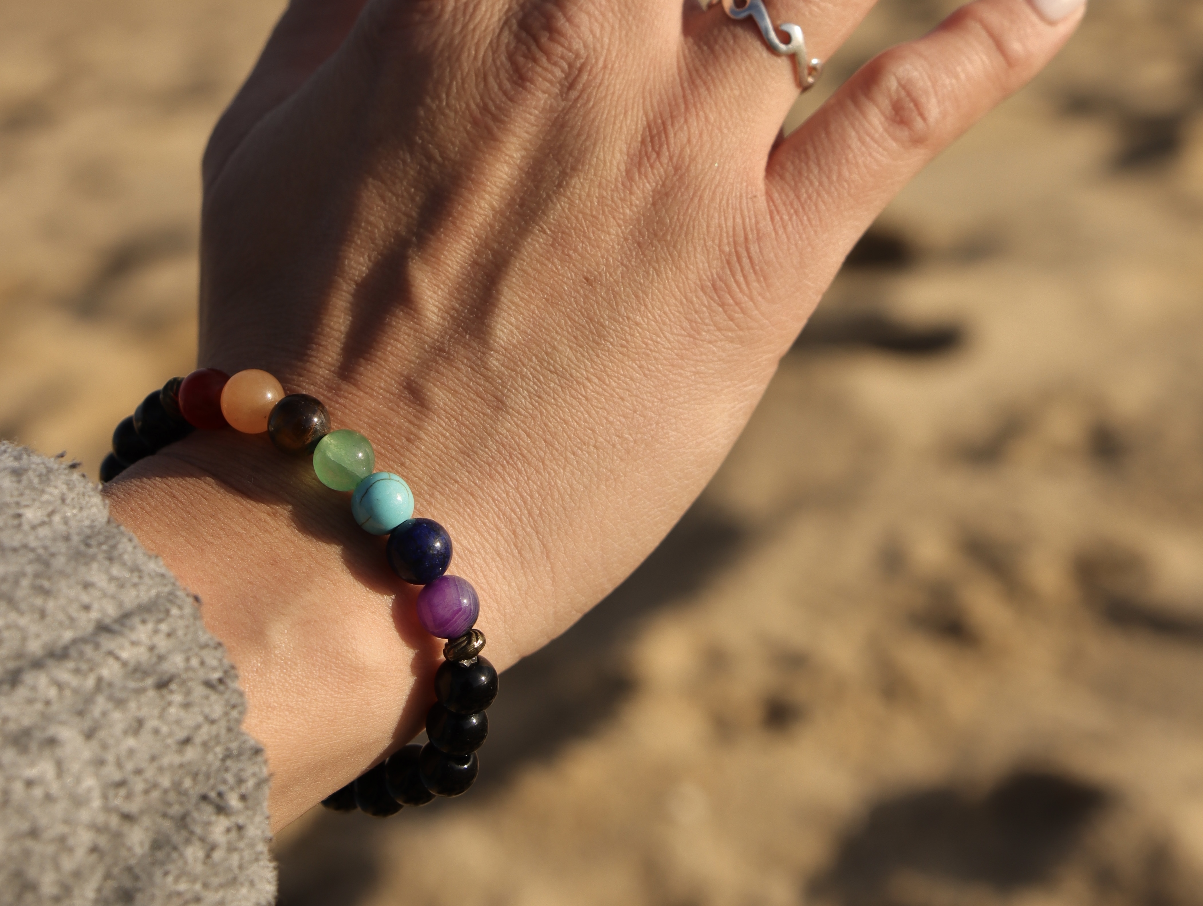 Pulsera Espiritual Hindú<div>Siete Chakras</div>