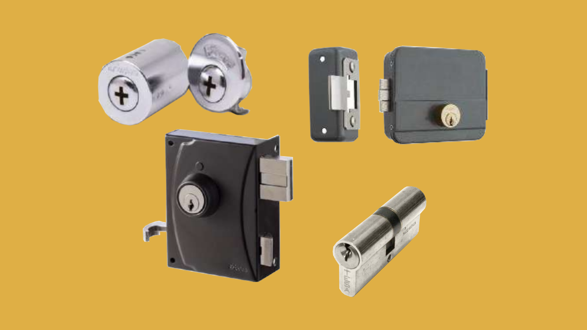 Fechaduras, cilindros