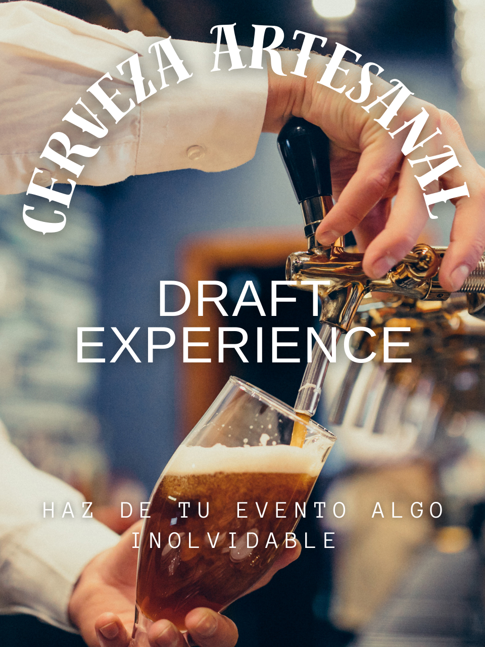 CERVEZA DIRECTA DEL DRAFT PARA TU EVENTO 