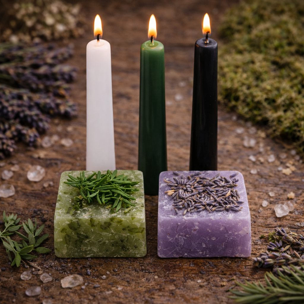 velas y jabones ENERGÉTICOS