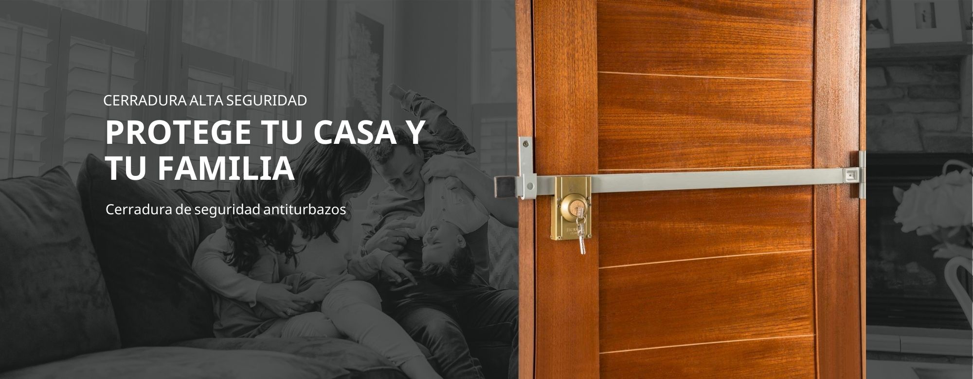 Cerradura de seguridad anti turbazos