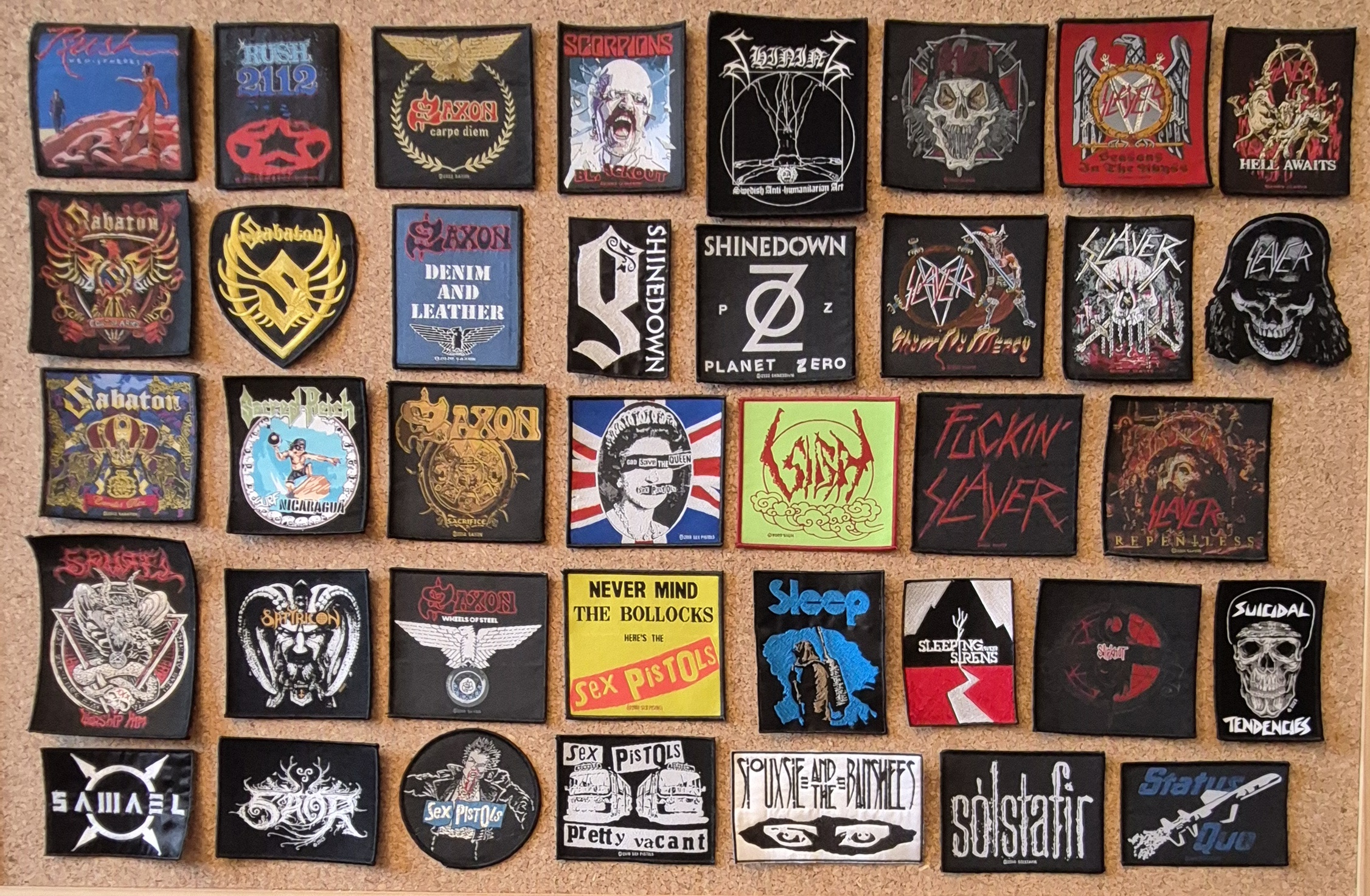 Band Patches - Sew-On & Rarities 🤘⚡️ Patches para Coser e Raridades