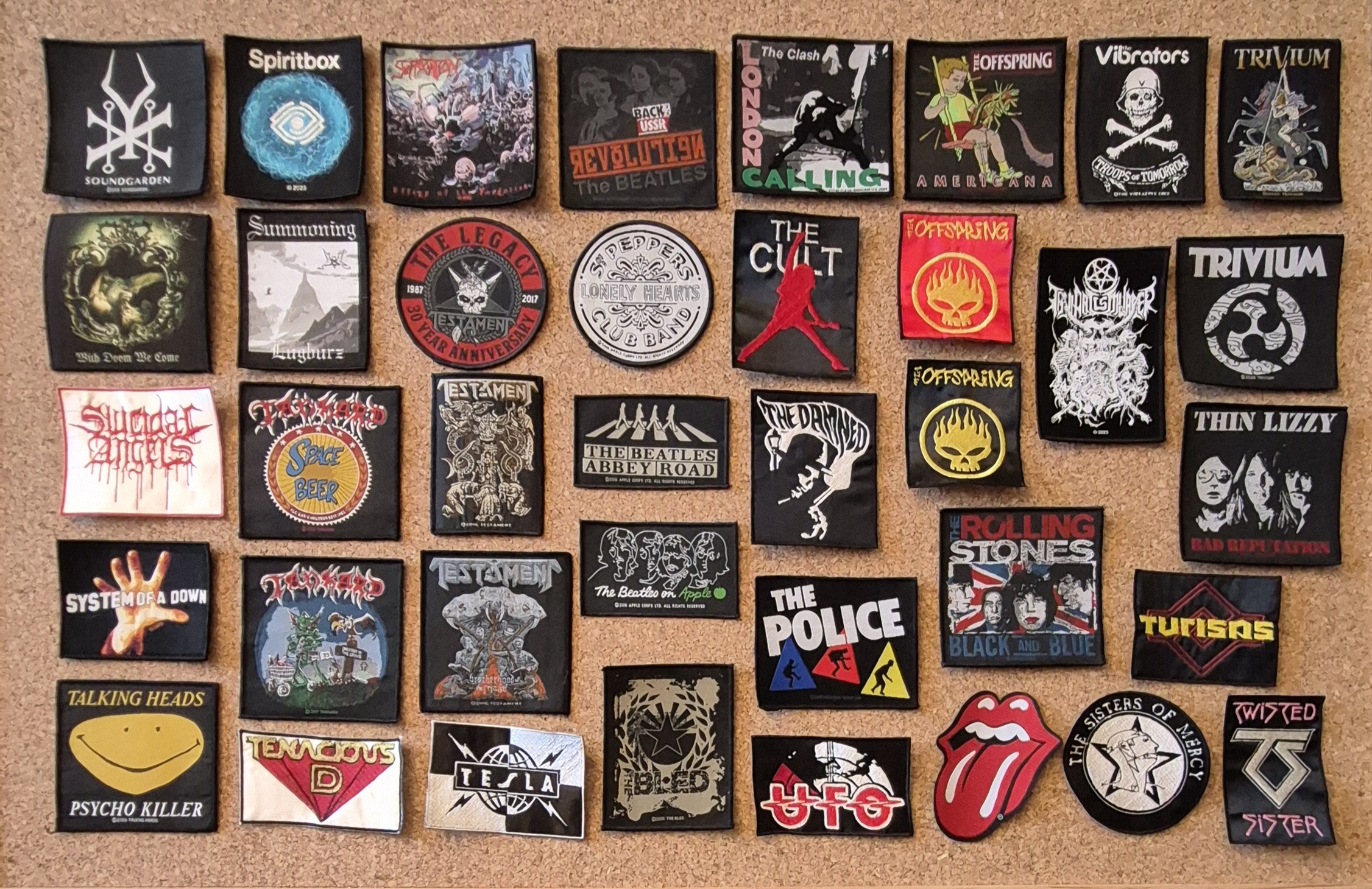 Band Patches - Sew-On & Rarities 🤘⚡️ Patches para Coser e Raridades