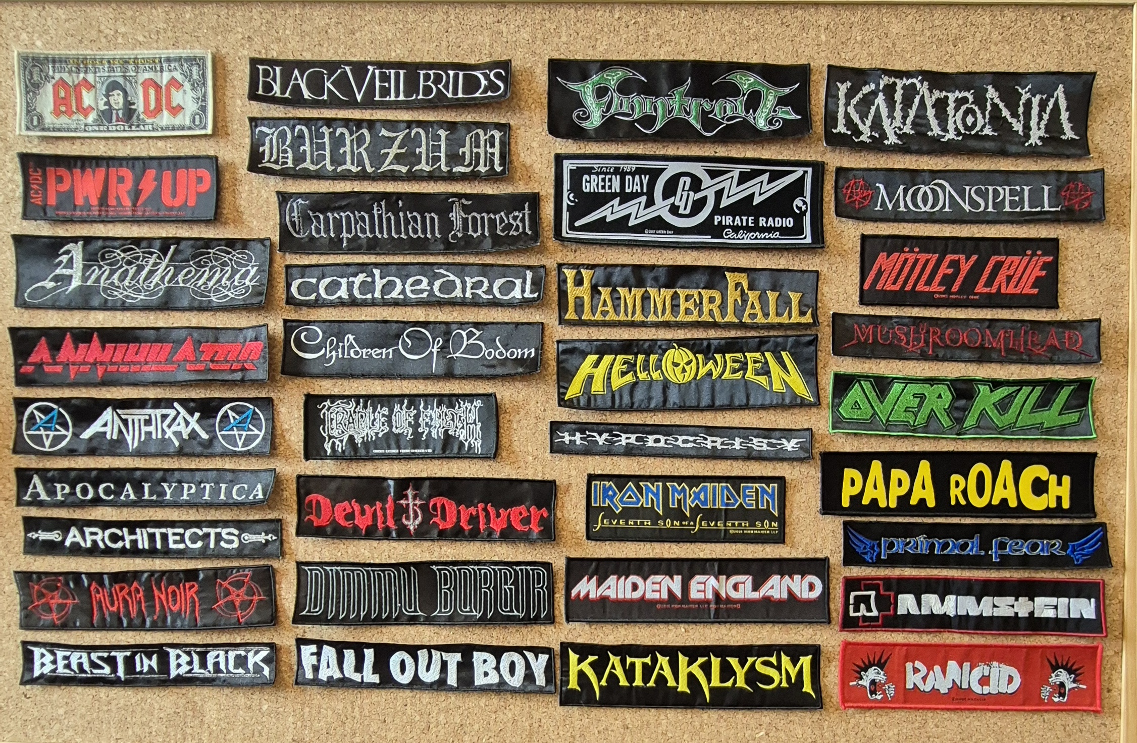 Band Patches - Sew-On & Rarities 🤘⚡️ Patches para Coser e Raridades