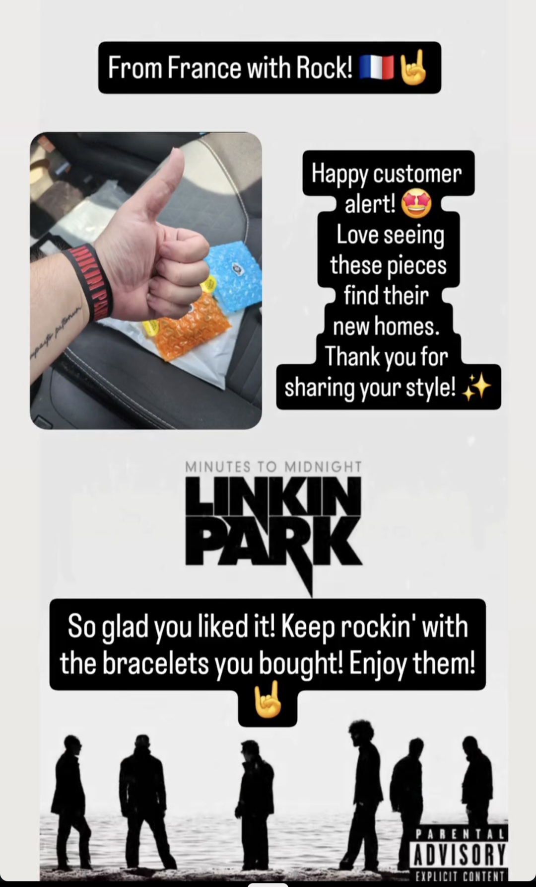 SOME OF THE FEEDBACK RECEIVED 🖤🤘