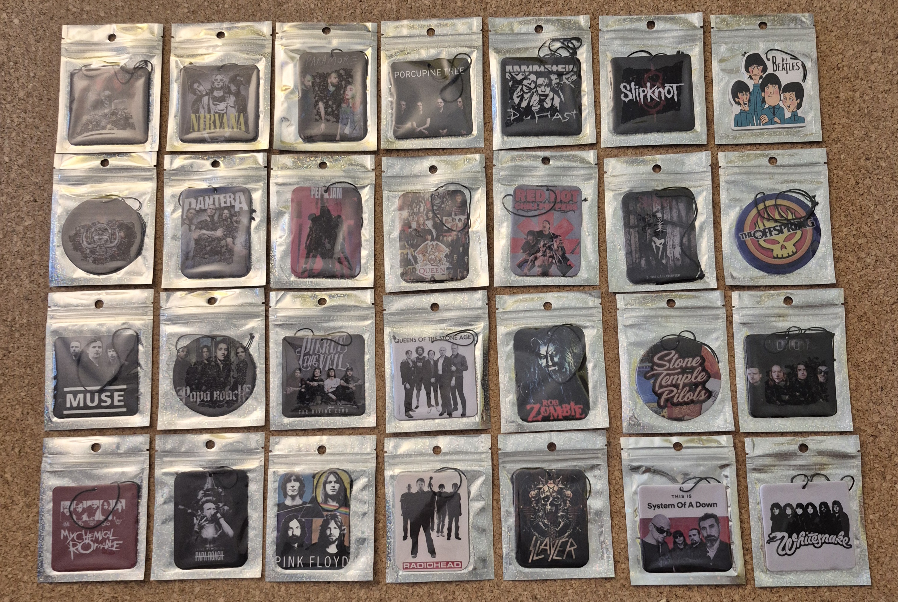 Rock & Horror for Your Drive - Car Air Fresheners Collection! 🚗🤘🎬🩸