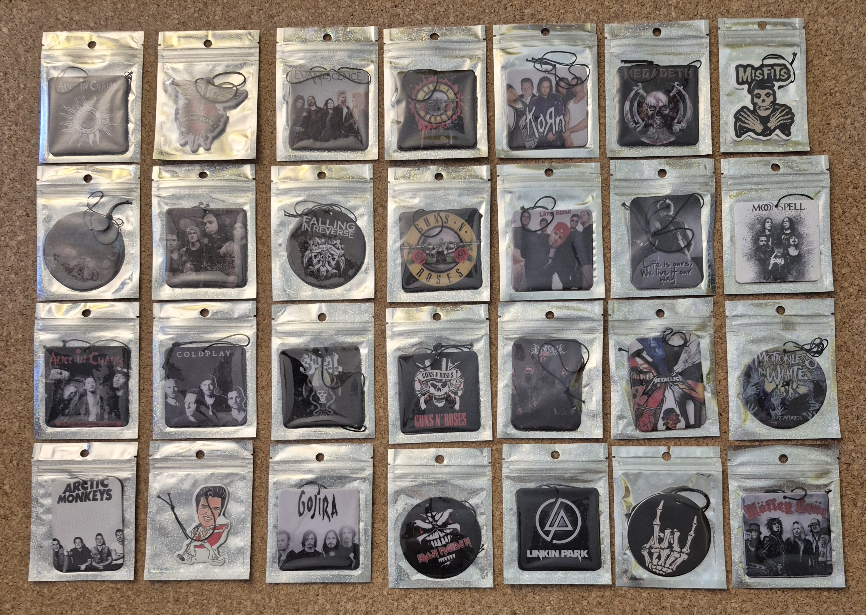 Rock & Horror for Your Drive - Car Air Fresheners Collection! 🚗🤘🎬🩸