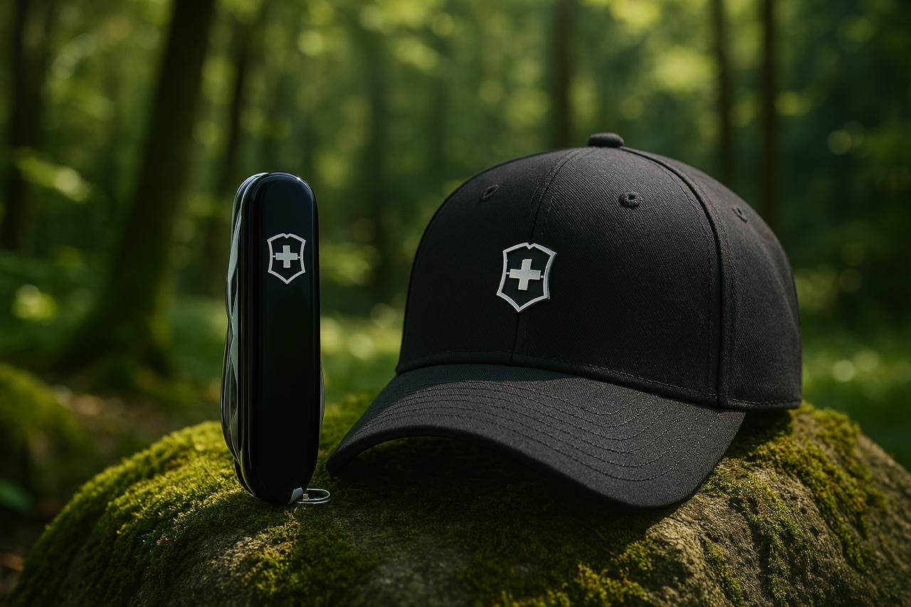 Multiherramienta Victorinox desplegada sobre fondo natural, ideal para actividades EDC, campamento y aventura. 
