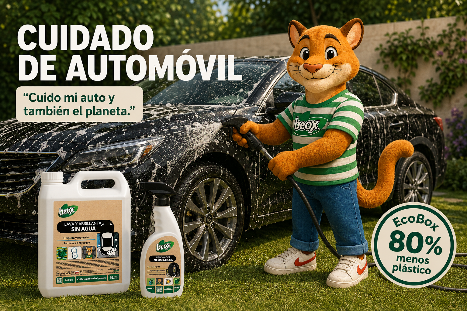 Puma Beox, guardián del cuidado automotriz eco friendly
