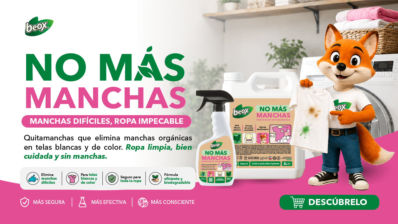 Beox No Más Manchas - quitamanchas biodegradable para ropa, manchas difíciles