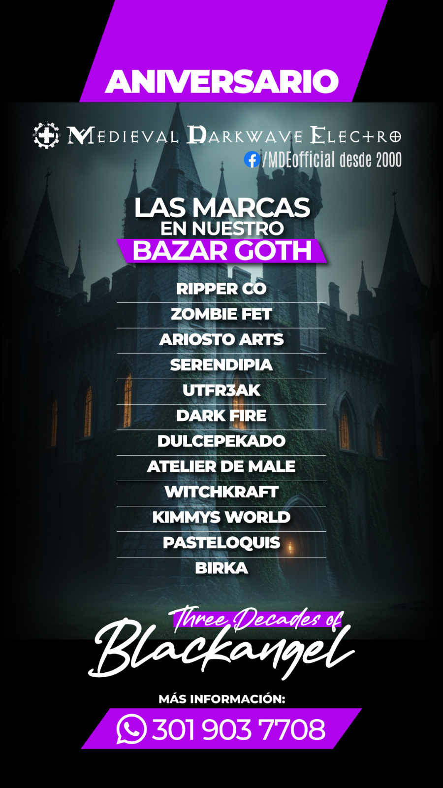 Bazar Goth - Aniversario MDE