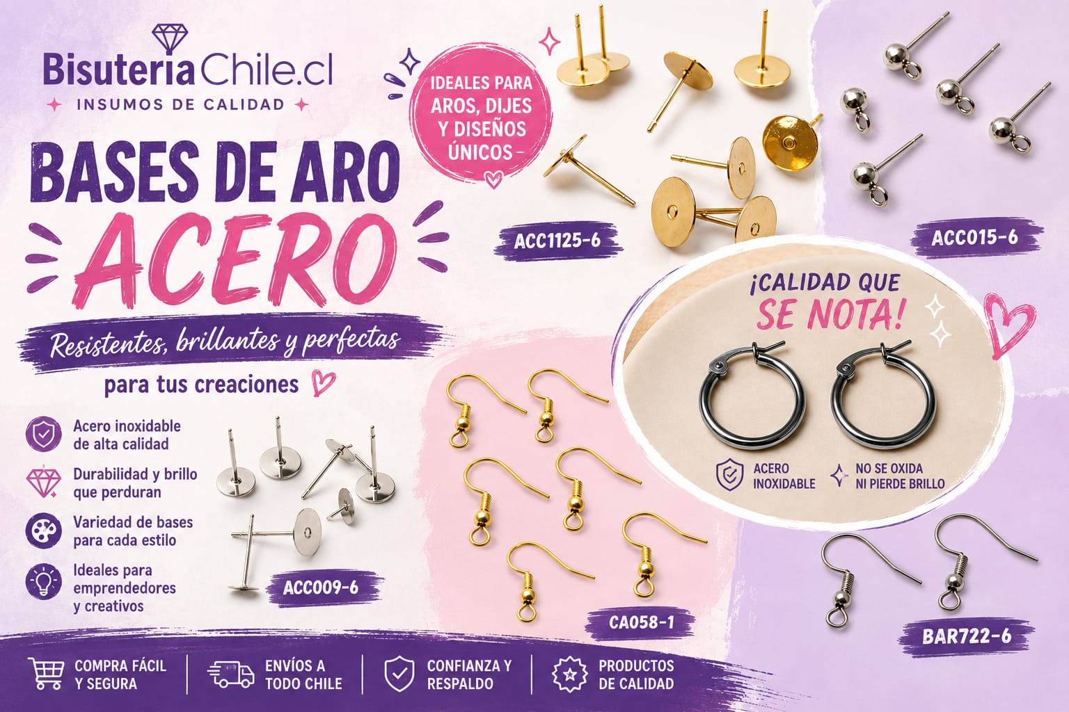 bases de acero