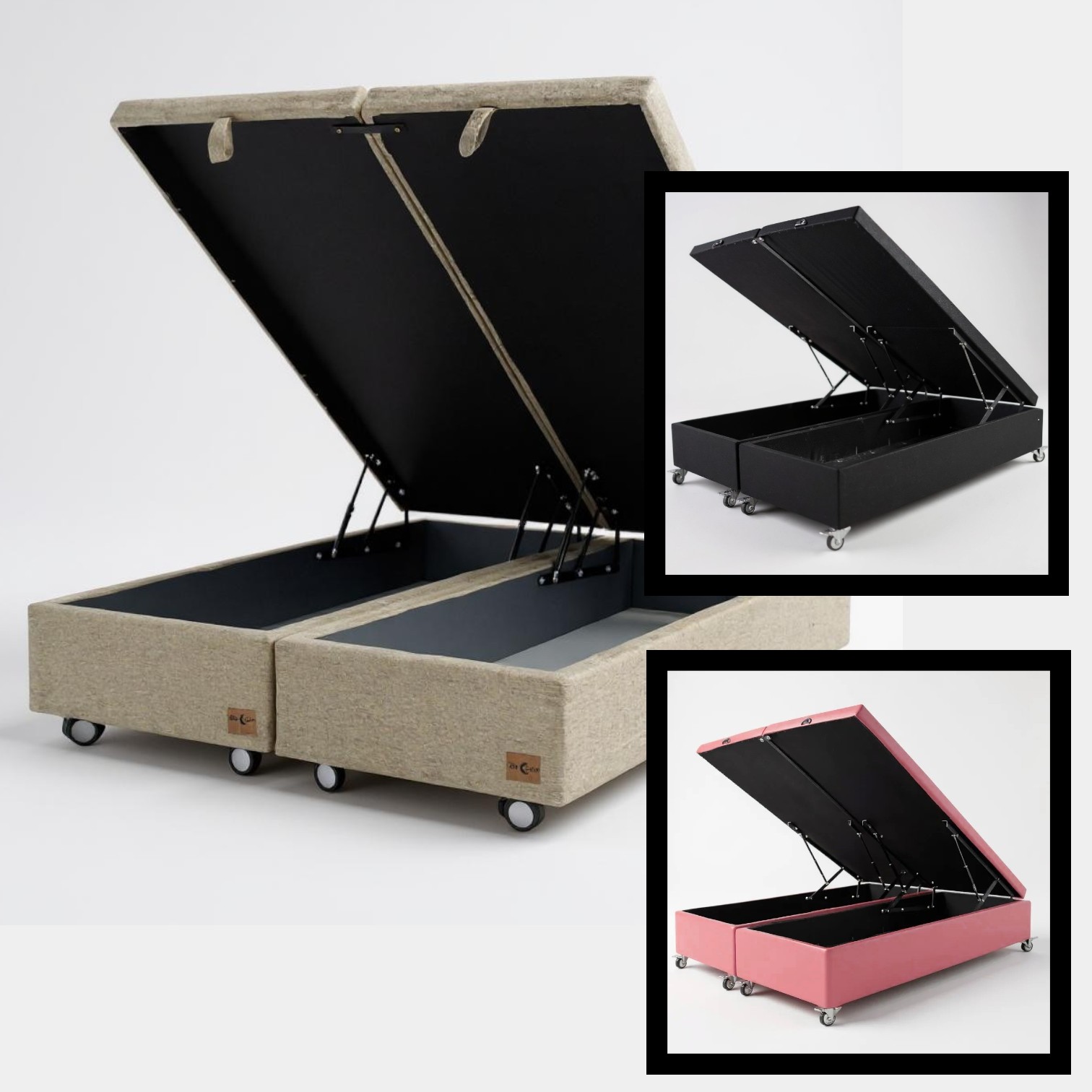 Base Baul Bloccare / Base de cama Baul / Guarda objetos