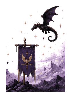 Estandarte Basgiath Dragon Rider