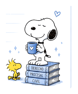 Snoopy con Café sobre Libros