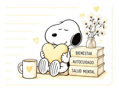 Snoopy Corazón Floral Amarillo
