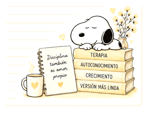 Snoopy: Disciplina y Flores