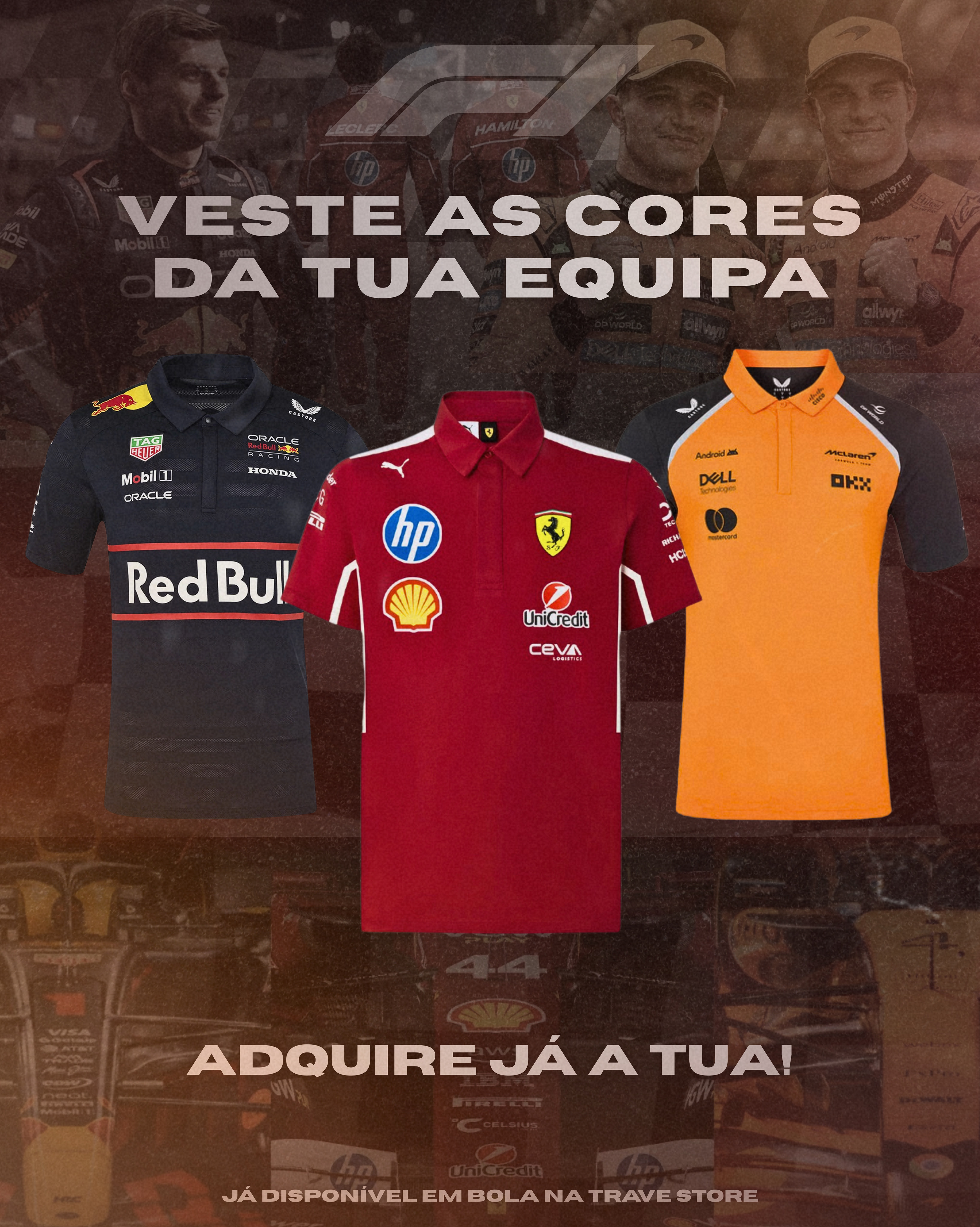 VESTE AS CORES DA TUA EQUIPA