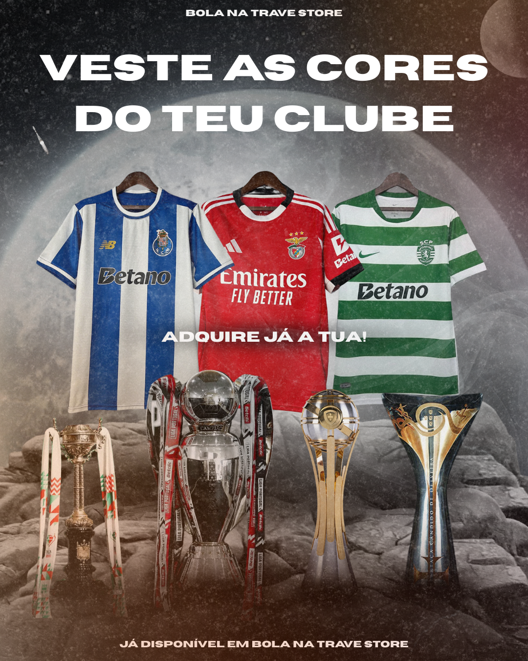 VESTE AS CORES DO TEU CLUBE