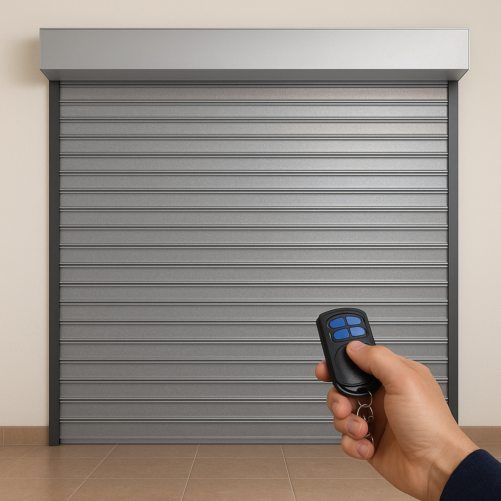 Cortinas Metálicas Automatizadas con Control Remoto