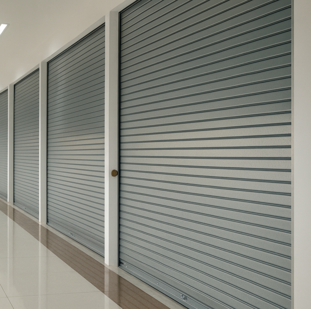 Cortinas Metálicas Lisas<br>