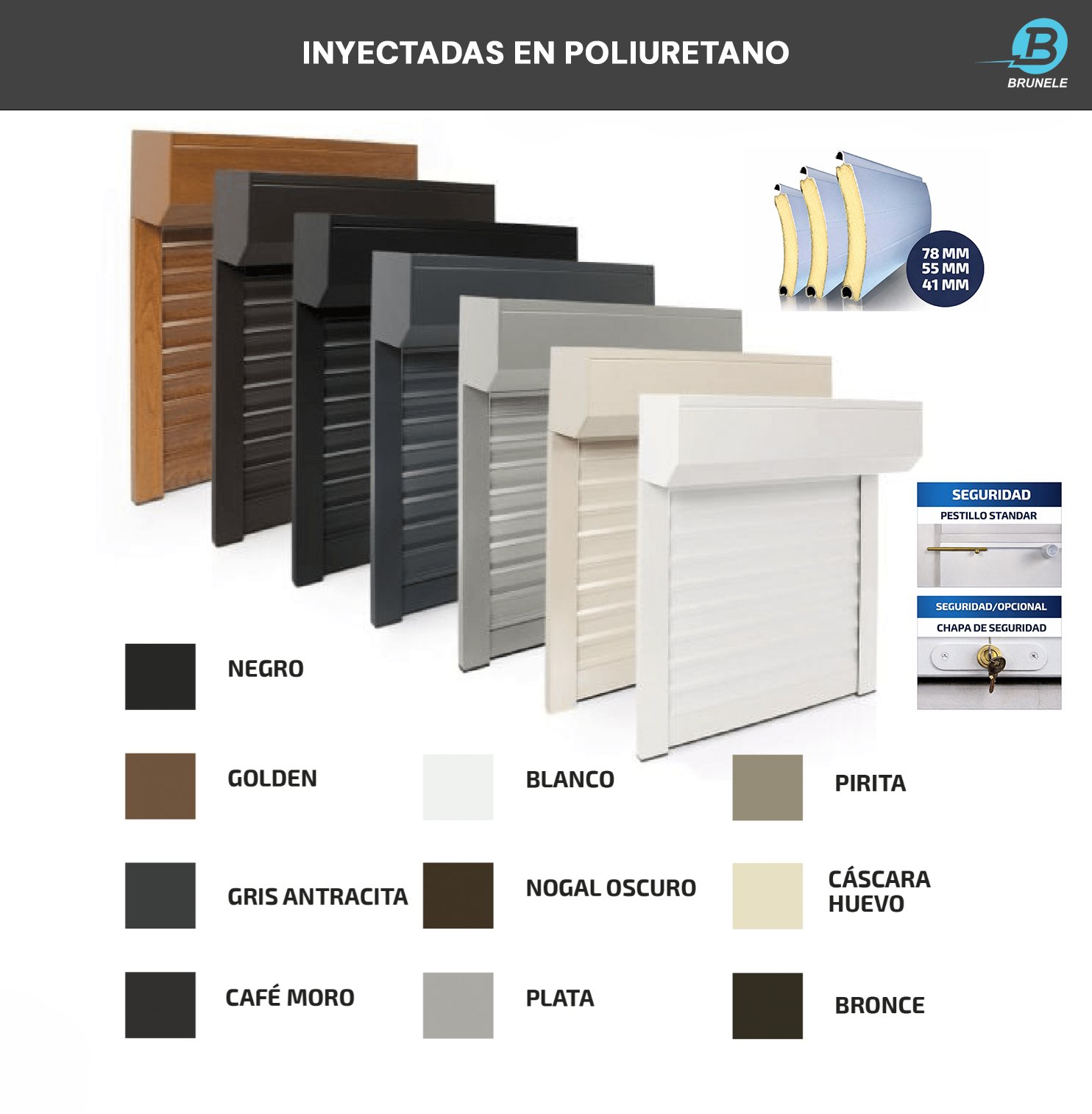 Inyectadas en Poliuretano